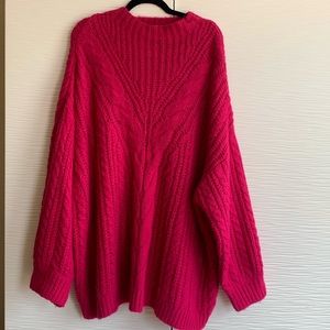 BARBIECORE oversized sweater